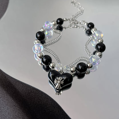 Chrome hearts style jewelry set