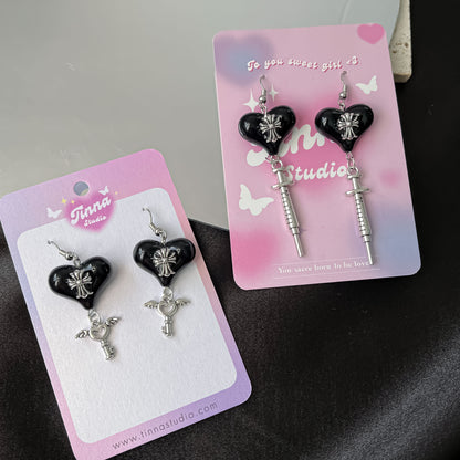 Chrome hearts style jewelry set