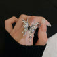 Silver butterfly Ring Set