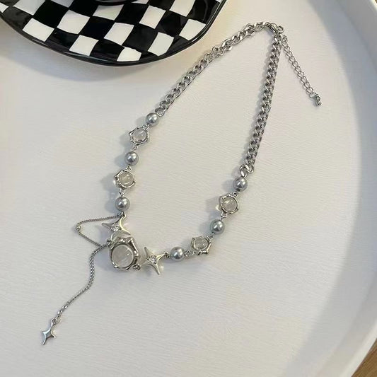Y2K Moonstone Necklace