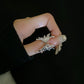 Silver butterfly Ring Set